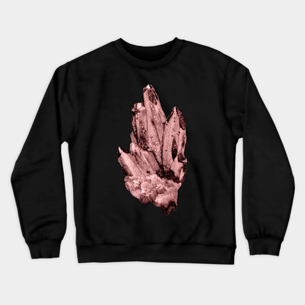 bubblegum crystal cluster Crewneck Sweatshirt by tifferloo